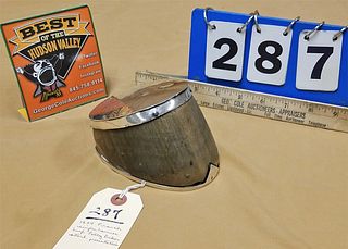 STERL. MOUNTED HORSE HOOF- POLLY BAKER FRENCH SINGLES HARNESS 1882 RACES