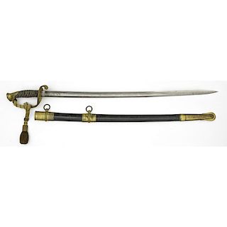 Model 1850 Foot Officer's Sword by Ames