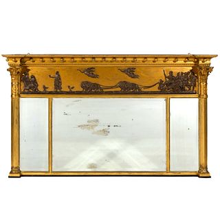 Classical Revival Over Mantle Mirror