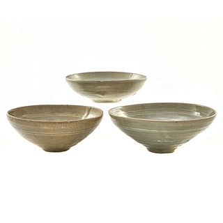 Korean Celadon Glazed Bowls