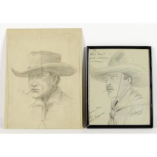 Original Pencil Portraits by Ad Topperwein