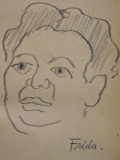 Frida Kahlo,  Attributed: Sketch of Diego