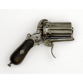 Belgian Apache Style Pinfire Revolver