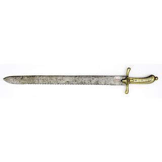 European Pioneer "Sapper's" Sword With Saw Tooth Edge