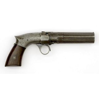 Robbins & Lawence Percussion Pepperbox Pistol