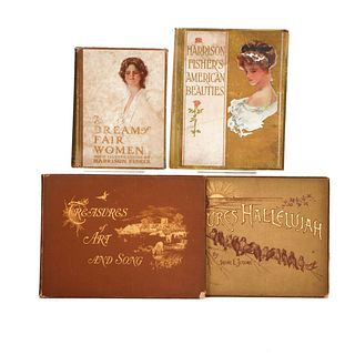 Group of four illustrated books, late 19th/early 20th century.
