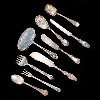 Group of Twenty Misc. Sterling Serving Pieces.