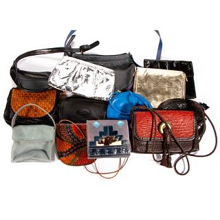 Collection of Assorted Leather Bags.