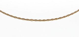 14K Anchor Link Chain Necklace