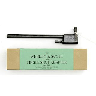 The Webley & Scott .22 Rim-Fire Single-Shot Adapter