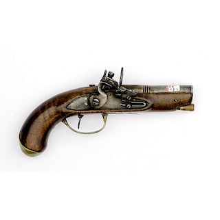 American Flintlock Pistol By T. Hills