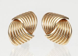 Tiffany & Co. 14K Clip Earrings