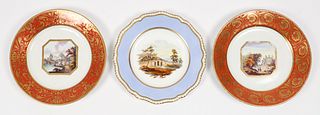 Royal Crown Derby Italy Topographical Plates