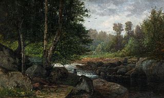 Joseph R. Woodwell Scalp Level Landscape 1879