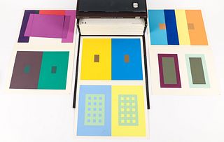 Josef Albers Interaction of Color Complete Portfolio 1963