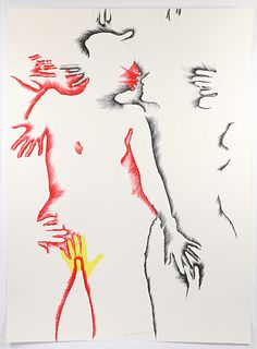 Marisol 1978 signed lithograph Untitled, No. 2