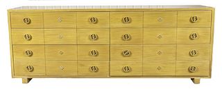 James Mont Asian Modern Painted Chest Of Drawers