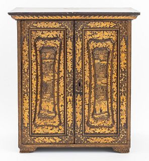 Chinese Gilt & Black Lacquered Cabinet