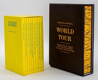 Louis Vuitton City Guide / Hotel Labels Books