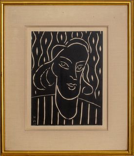 Henry Matisse "Teeny" Linocut on Paper
