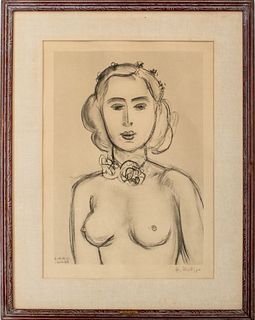 Henri Matisse "Jeune Femme aux Seins Nus" Print