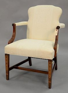 Southwood Federal style armchair with inlay.