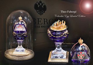 The Columbus Egg, A Teo Faberge 500th Anniversary Of The Discovery Of America Egg, Closed Edition