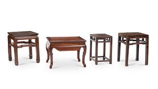 A group of Chinese side tables