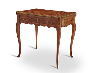 A Louis XV-style game table