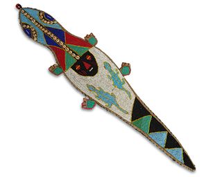 A Yoruba tribal beadwork ceremonial belt
