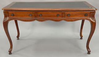 Louis XV style computer table, ht. 37in., top: 32" x 59"