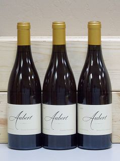 (3) Bottles Aubert Wines Chardonnay .