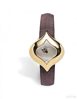 Lady's 18kt Gold "Pushkin" Wristwatch, Chopard