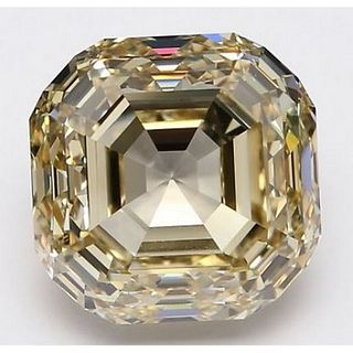 10.01 ct, Fancy Brownish Yellow Color, VS2, Square Emerald cut Diamond (GIA Graded), Appraised Value: $343,400 