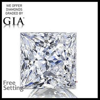3.50 ct, I/VS2, Princess cut GIA Graded Diamond. Appraised Value: $122,000 