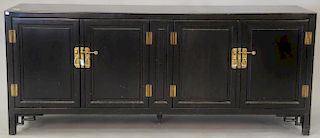 Century Furniture Co. Chinese style lacquered credenza.ht. 31in., wd. 76in., dp. 19in.