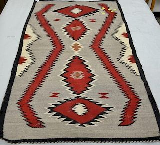 Small Navajo rug. 28" x 55"