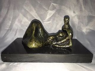 Henry Moore Bronze English Sculpture