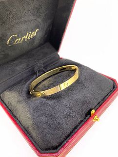 Cartier Love Bracelet 18K Yellow Gold Large Size 20