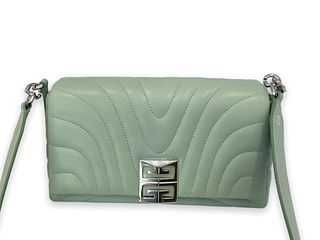 GIVENCHY Small 4G Soft bag in quilted leather Celadon