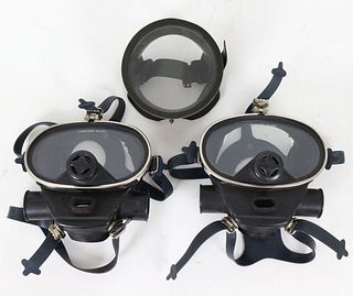 Trio of Vintage Scuba Diving Masks