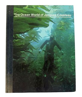 The Ocean World of Jacques Cousteau Autographed