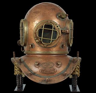 1912 A.J. Morse & Son Diving Helmet Sent To Montreal Canada