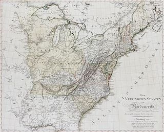 (MAP) SOTZMANN, DANIEL.  Die Vereinigten Staaten von Nordamerika. Nuremberg,  1804.