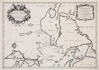 (MAP) JAILLOT, ALEXIS HUBERT. Partie de la nouvelle France. Paris, 1695