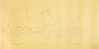 (ENGINEERING) BUICK MOTOR COMPANY. A group of blueprints for early Buick automobiles.