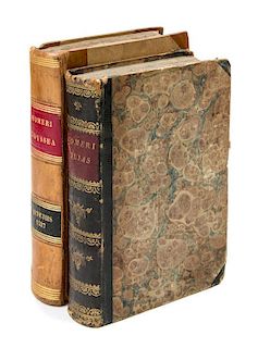 (HOMER) DIVUS, ANDREAS, trans. Odyssea [and] Ilias. Venice: Burgofrancho, 1536 and 1537. 2 works, Latin translations