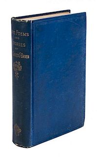 * O'BRIEN, FITZ-JAMES. The Poems and Stories of Fitz-James O'Brien. Boston, 1881.