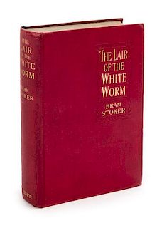 * STOKER, BRAM. The Lair of the White Worm. London, 1911. Presentation copy.