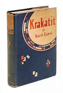 * CAPEK, KAREL. Krakatit. New York, 1925.